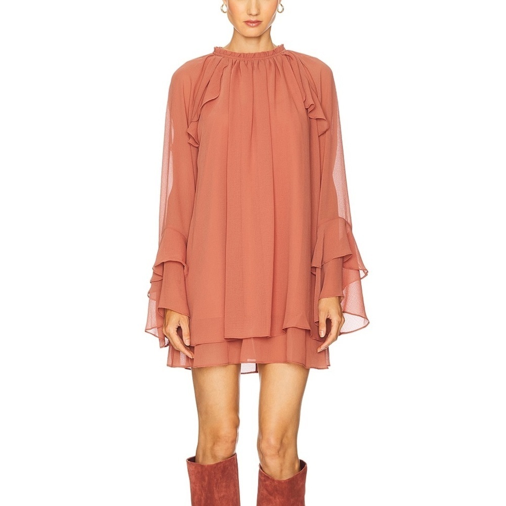 Steve Madden Sofina Dress in Copper Brown